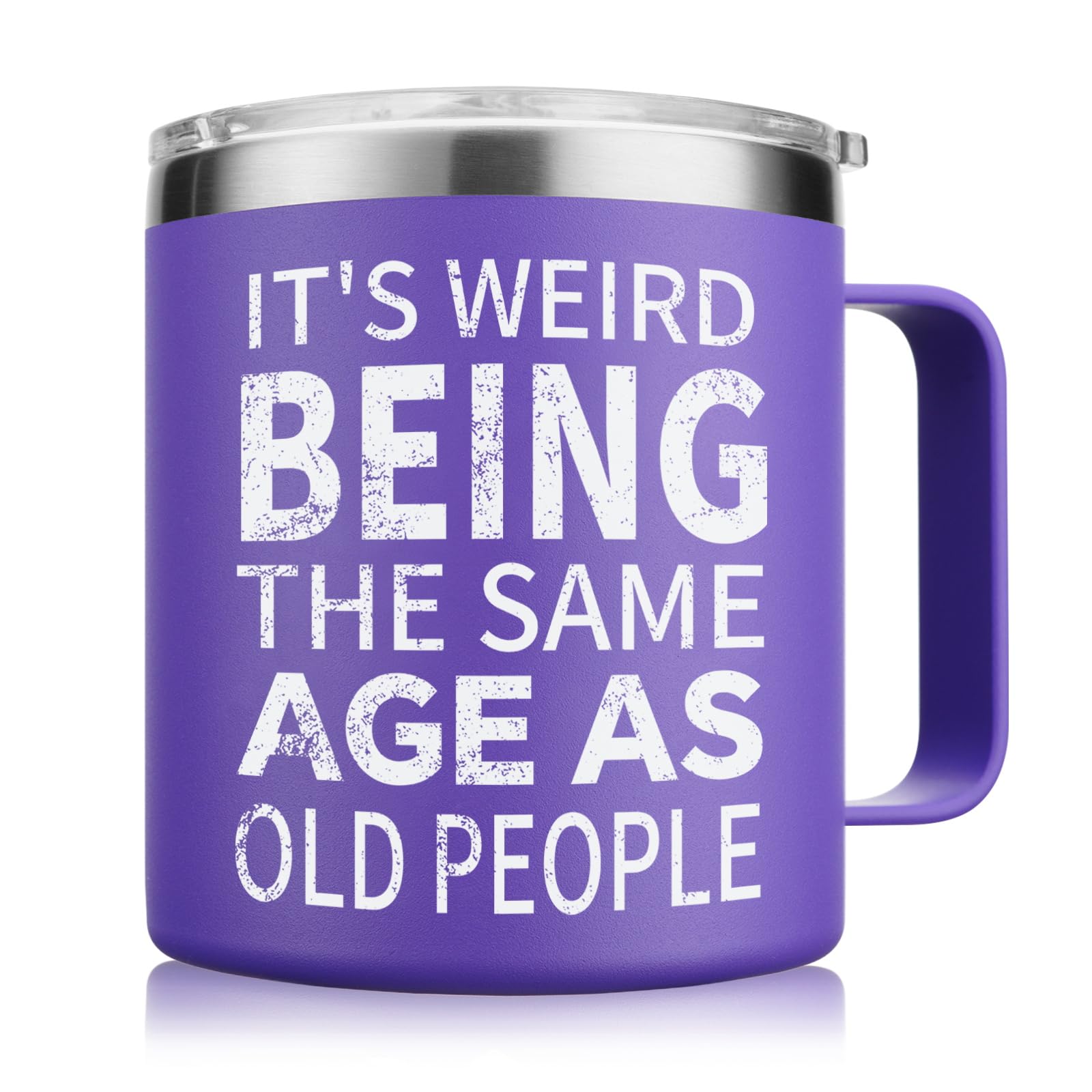 Taza NOWWISH 14oz, acero inoxidable, aislamiento doble, para bebidas frías o calientes.