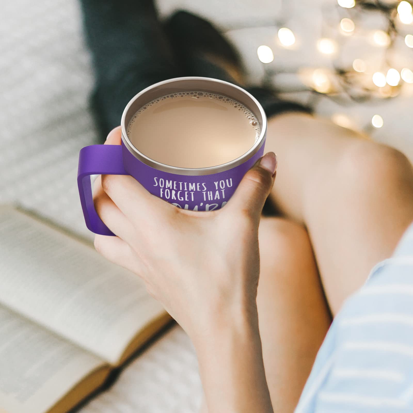 NOWWISH taza regalo en caja lista, perfecta para Navidad o cumpleaños.
