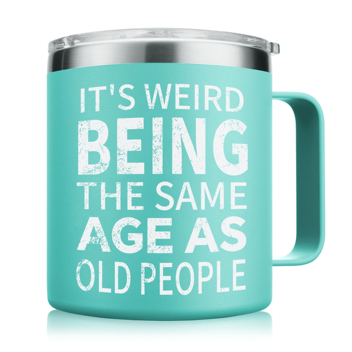 Taza NOWWISH regalo 14oz en verde claro, ideal para sorprender en cualquier ocasión.