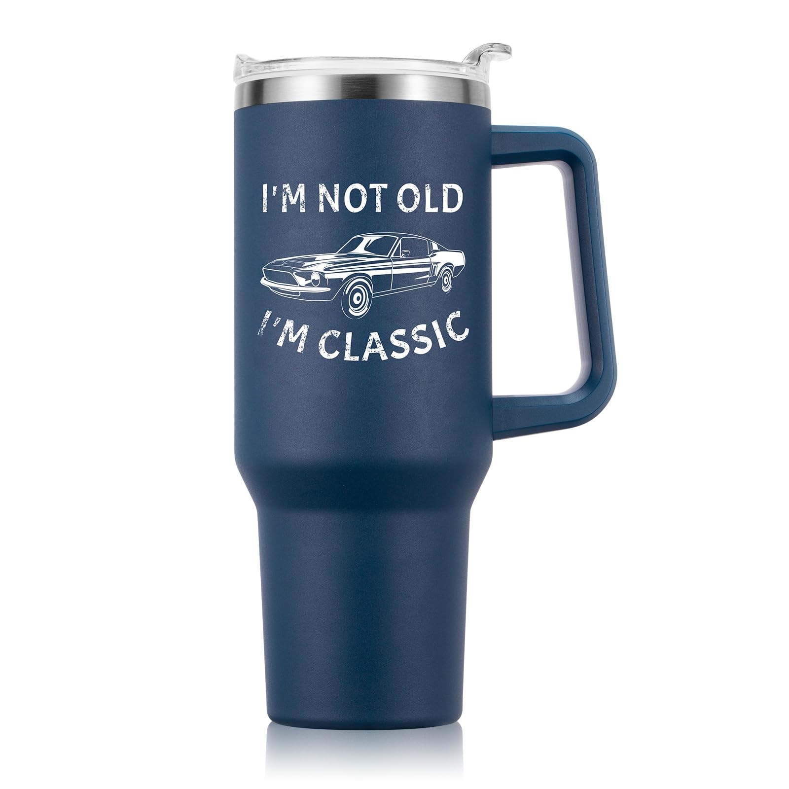 NOWWISH vaso 40oz con asa y pajilla para hidratación diaria y transporte cómodo
