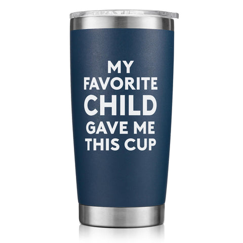 NOWWISH vaso térmico con frase divertida para papá, regalo navideño que alegra cada sorbo.