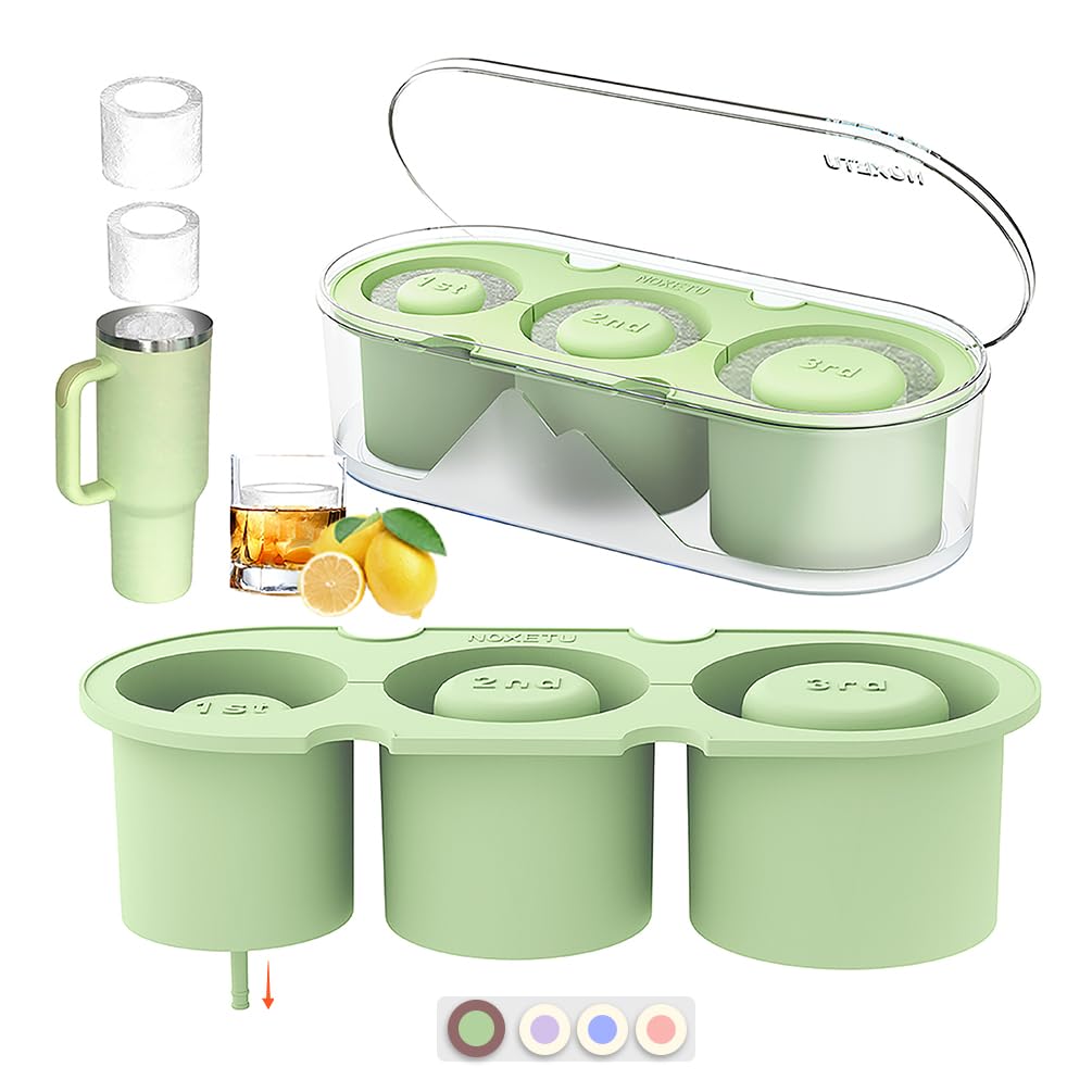NOXETU molde Stanley 30oz, cubos grandes que enfrían sin diluir.