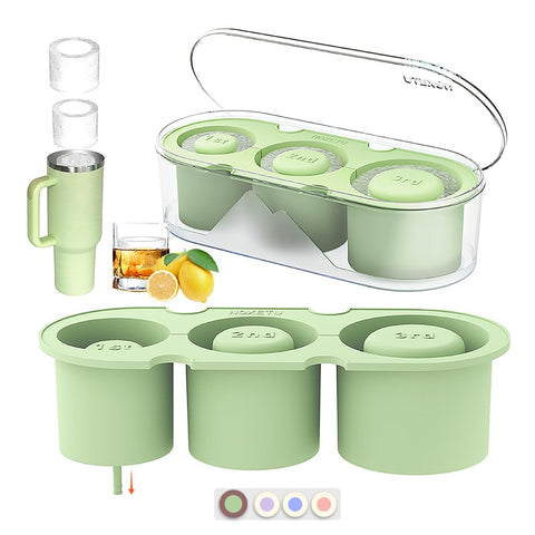 NOXETU molde Stanley 30oz, cubos grandes que enfrían sin diluir.
