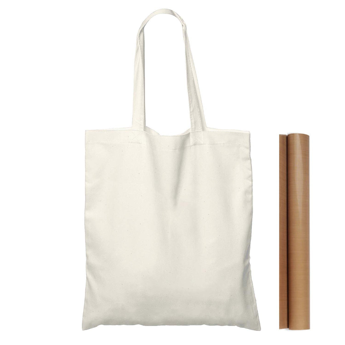 NPBAG bolsa tote de algodón natural 15x16 lista para personalizar