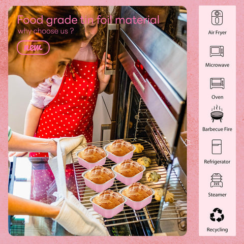 NPLUX cucharas desechables rosadas, útiles para servir postres