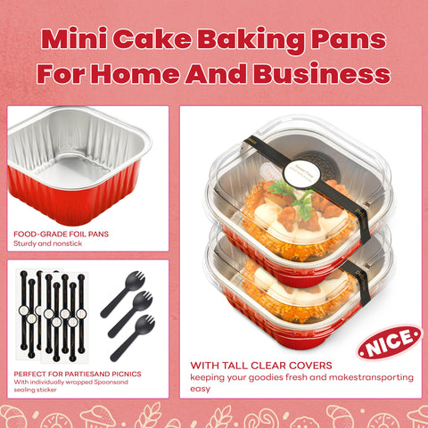 NPLUX detalle de dimensiones de moldes mini para ajustar recetas