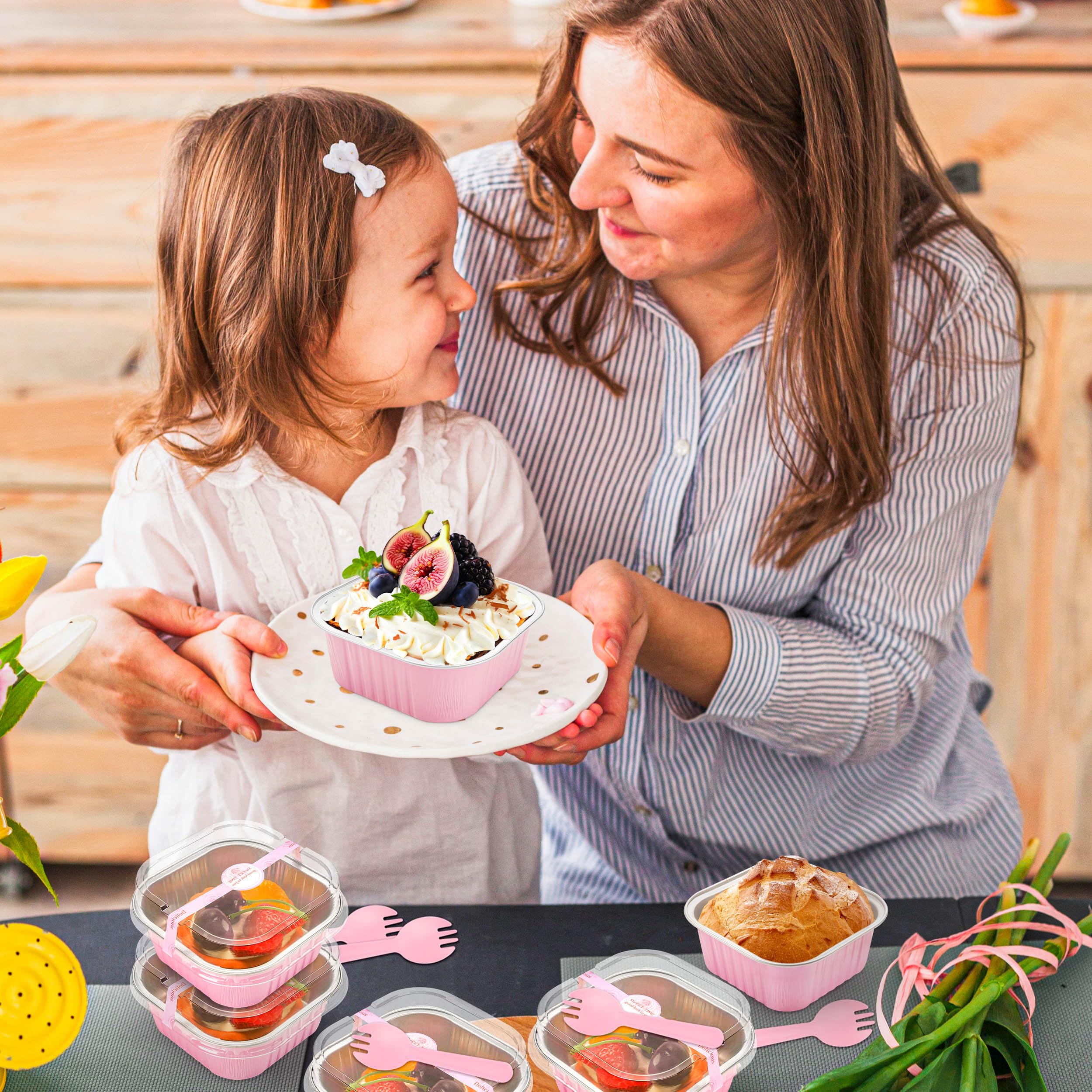 NPLUX presentación para catering y bodas, porciones listas para servir