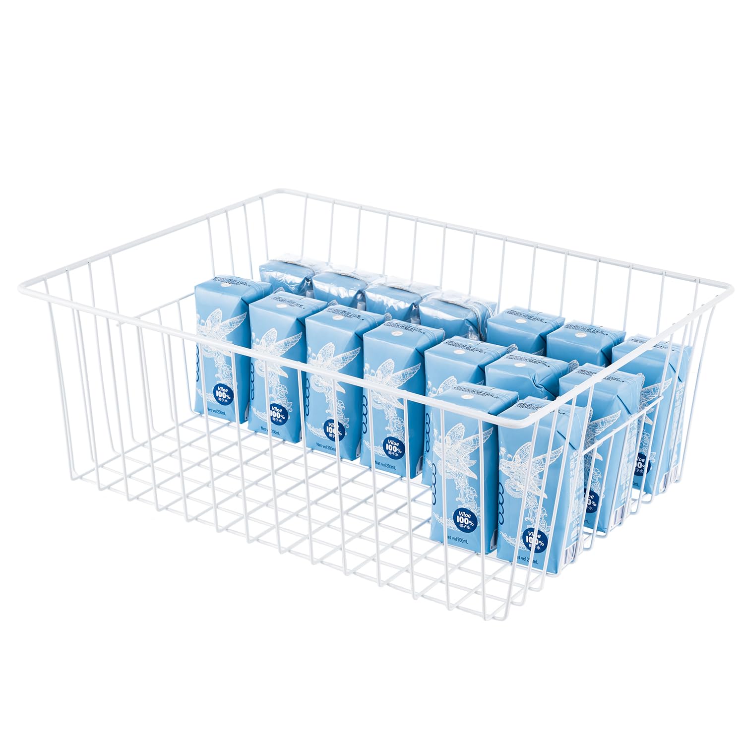Nprohuge cestas para congelador vertical de 21 ft con visibilidad de productos.