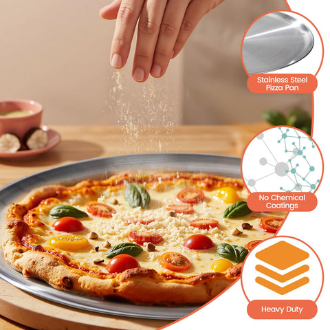 NRAMOOS distribución de calor uniforme para pizzas crujientes