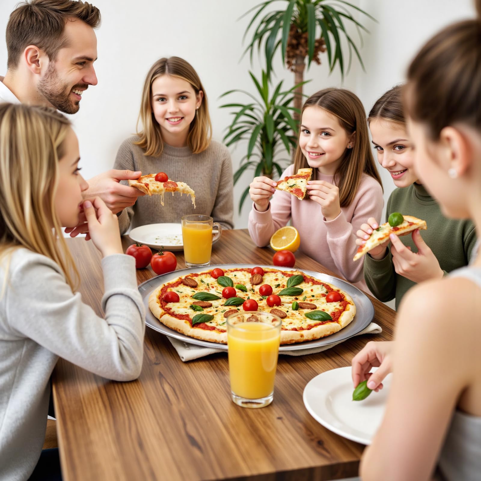 NRAMOOS bandeja grande 16x16 para porciones familiares