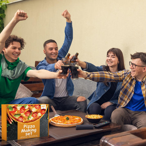 Presentación de regalo de Nsoyos para hornear pizza.