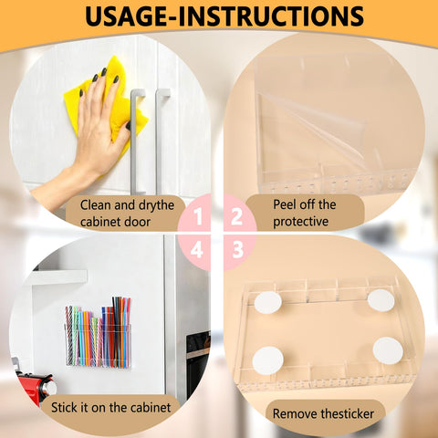 NTIERA uso multipropósito acrílico, ideal para cocina, baño y despensa.