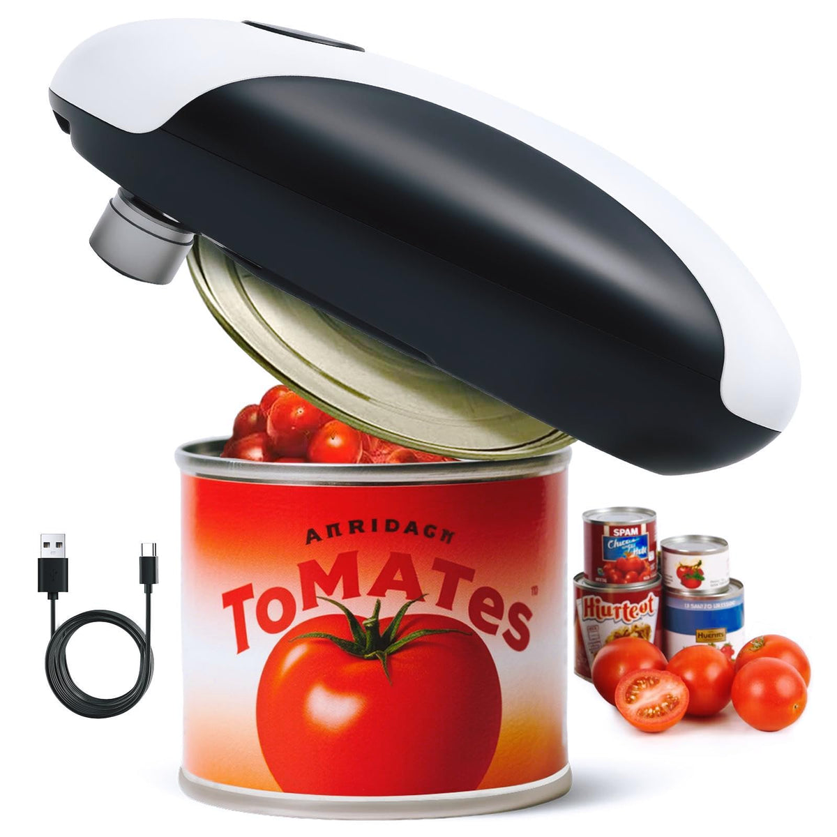 NTOUSIUY abre-latas-un-toque, comodidad diaria en la cocina.