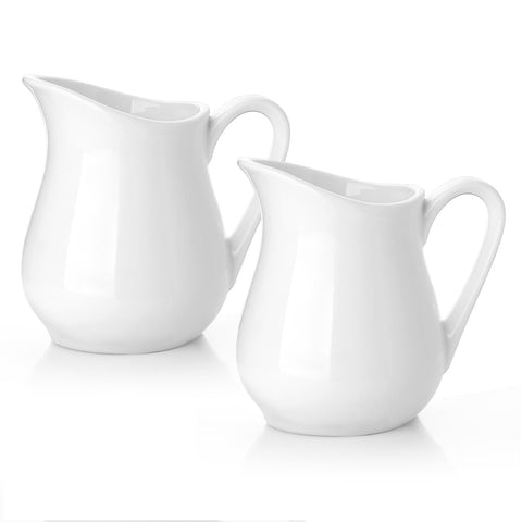 Nucookery jarras crema blancas de 110 ml listas para café