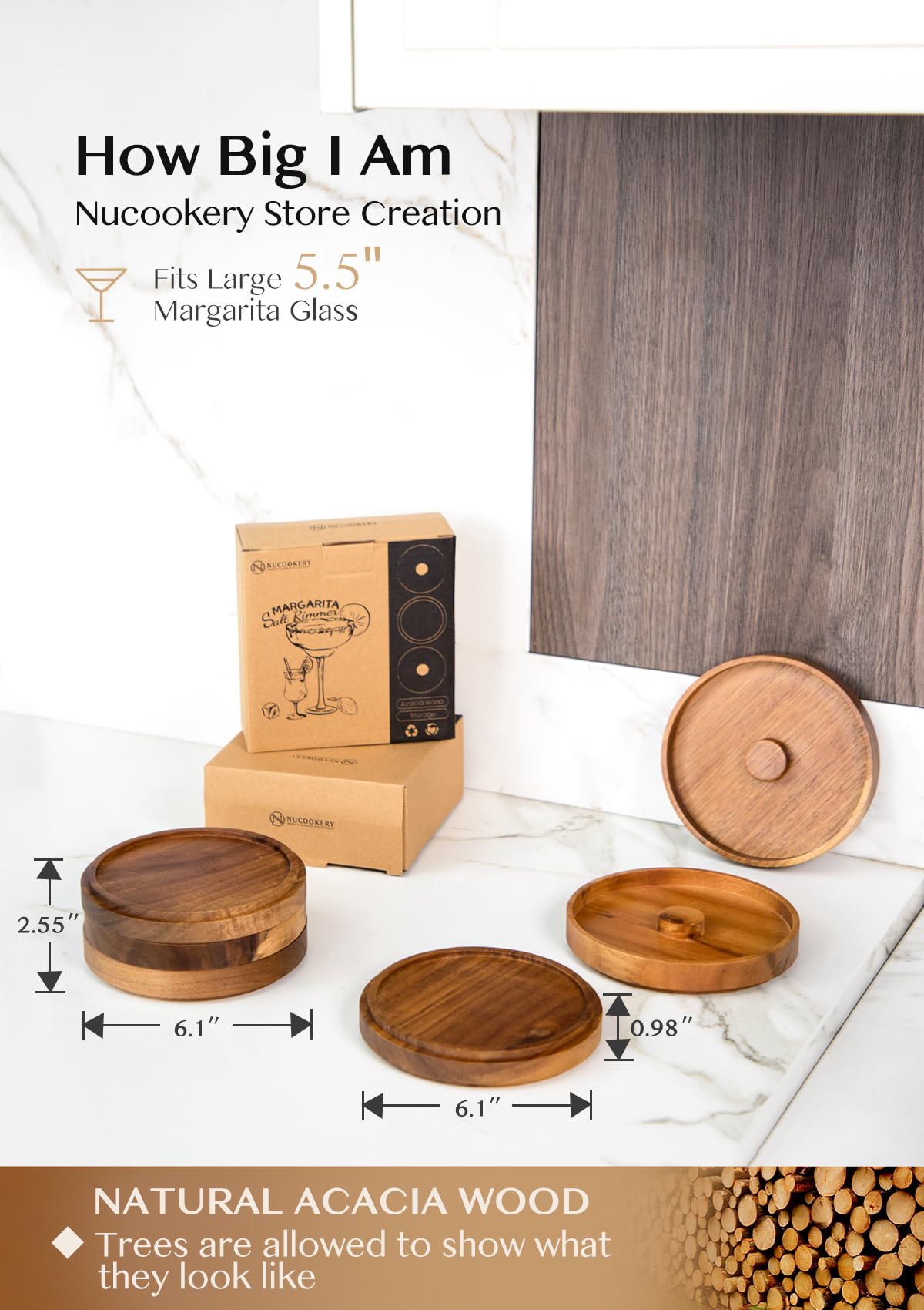 Rimador Nucookery con divisiones modulares para sal, azúcar y jugo separados.
