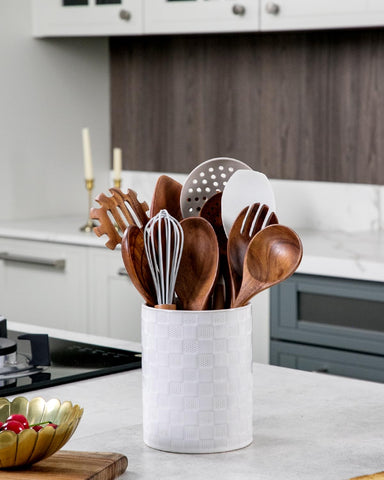 Nucookery usos-multiples maceta o jarrón decorativo para la cocina.