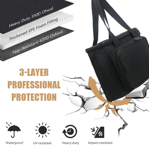 NUENSS-ROR mango superior facilita transportar la bolsa con la cafetera.