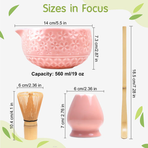 NUKALO caja de regalo rosa, ideal para amantes del matcha