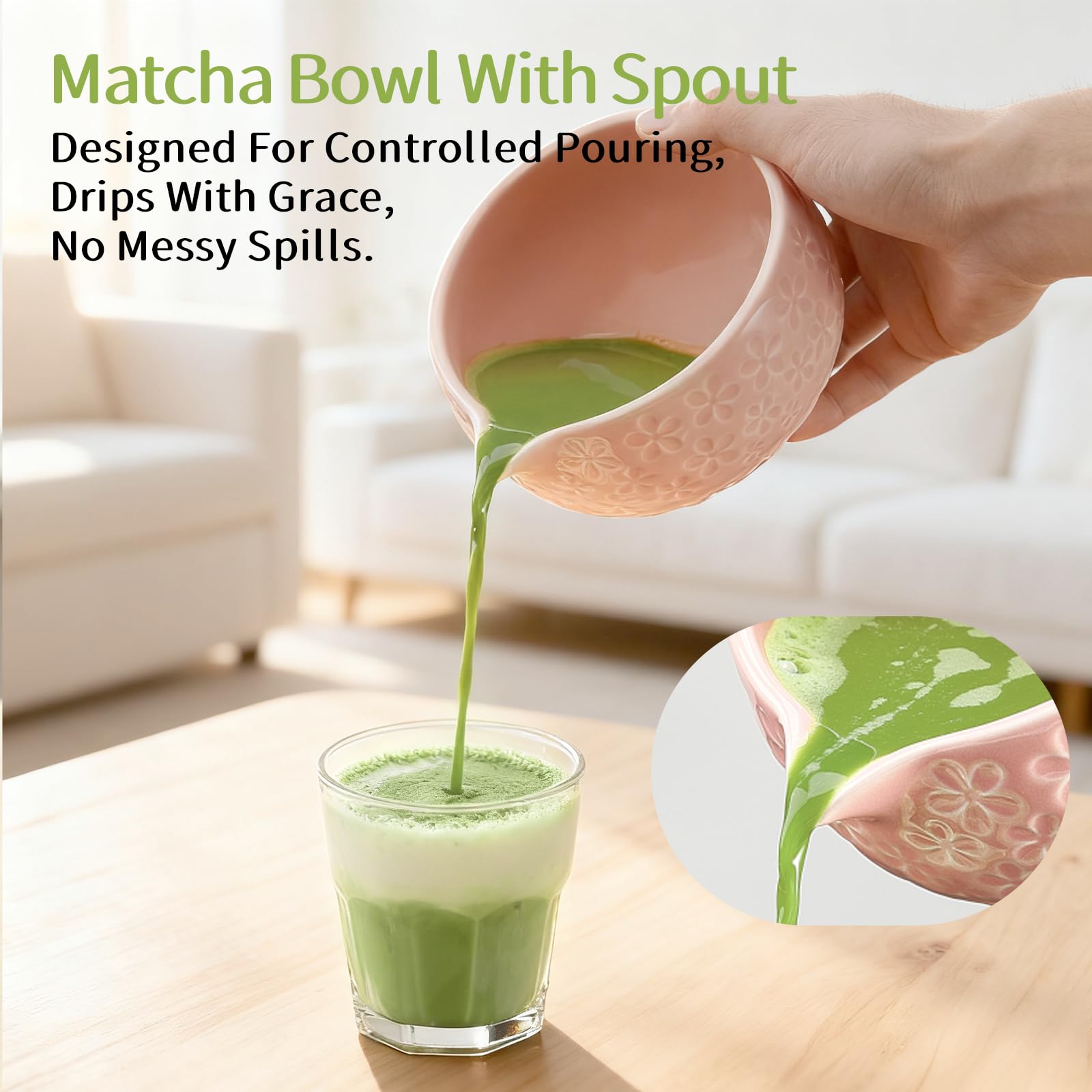 NUKALO cuchara de bambú para matcha, medida precisa en segundos