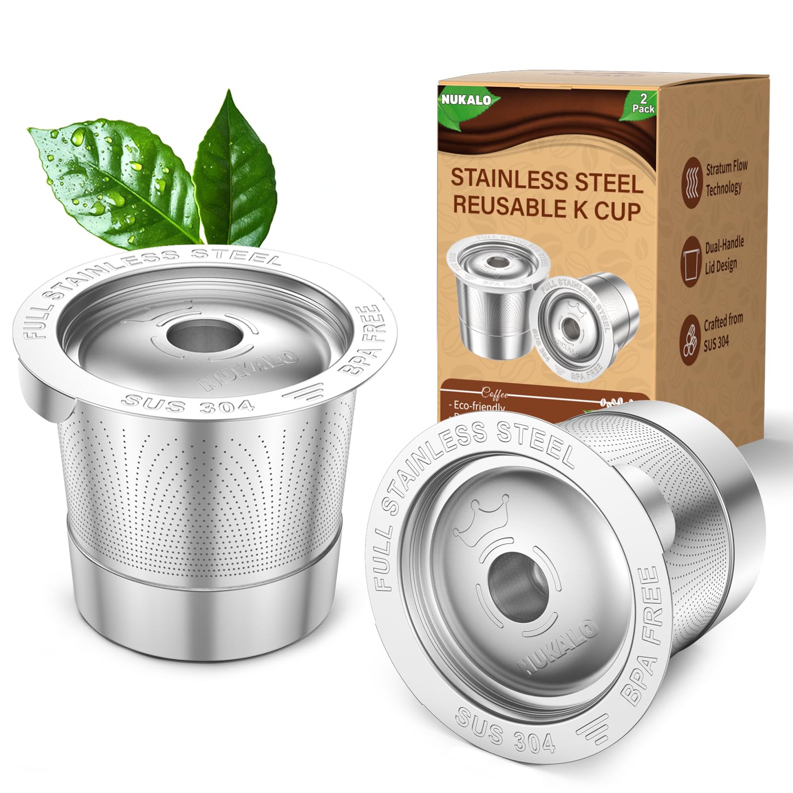 NUKALO Uso cómodo y seguro para preparar café diario.