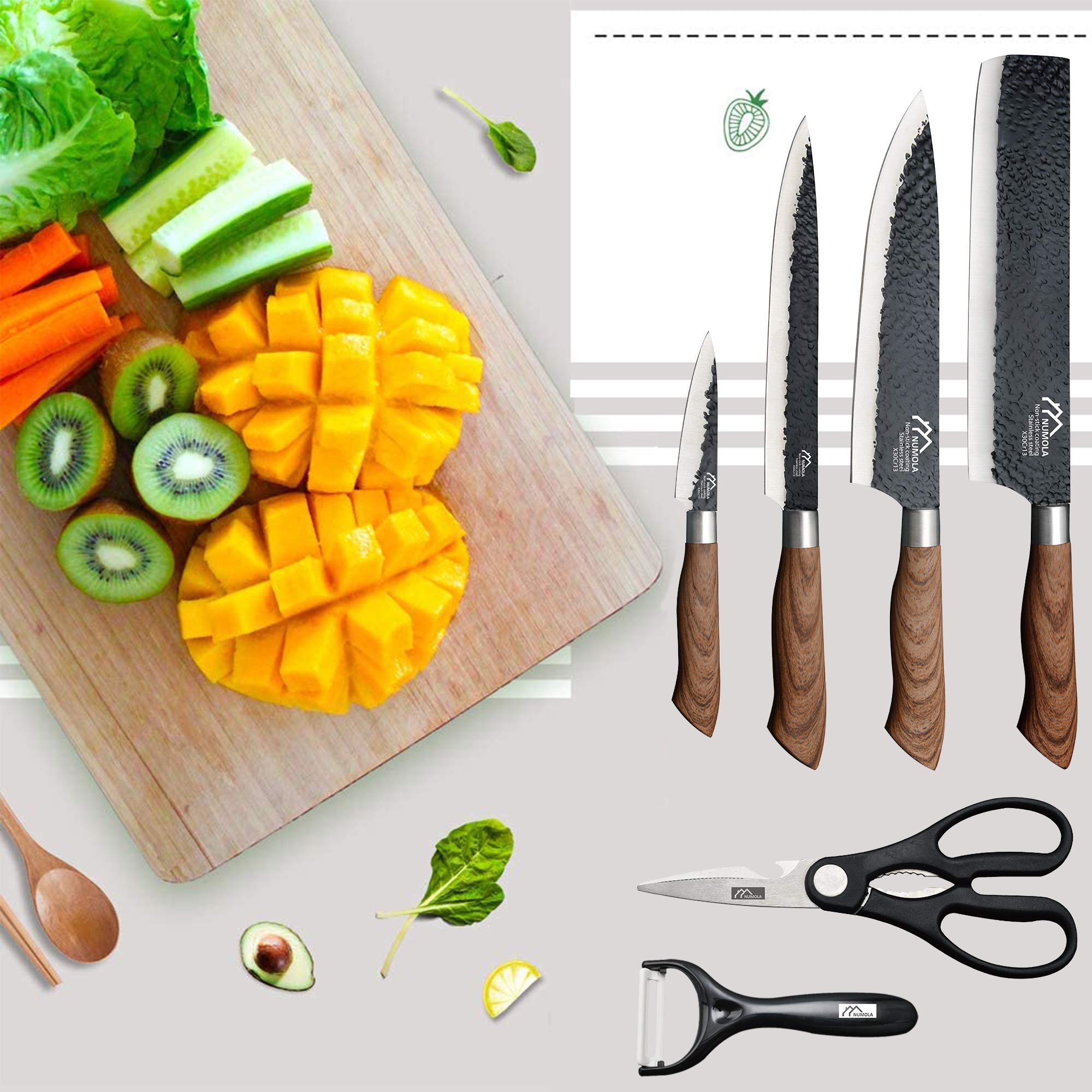 Estuche negro Numola, regalo elegante para cocinas modernas.