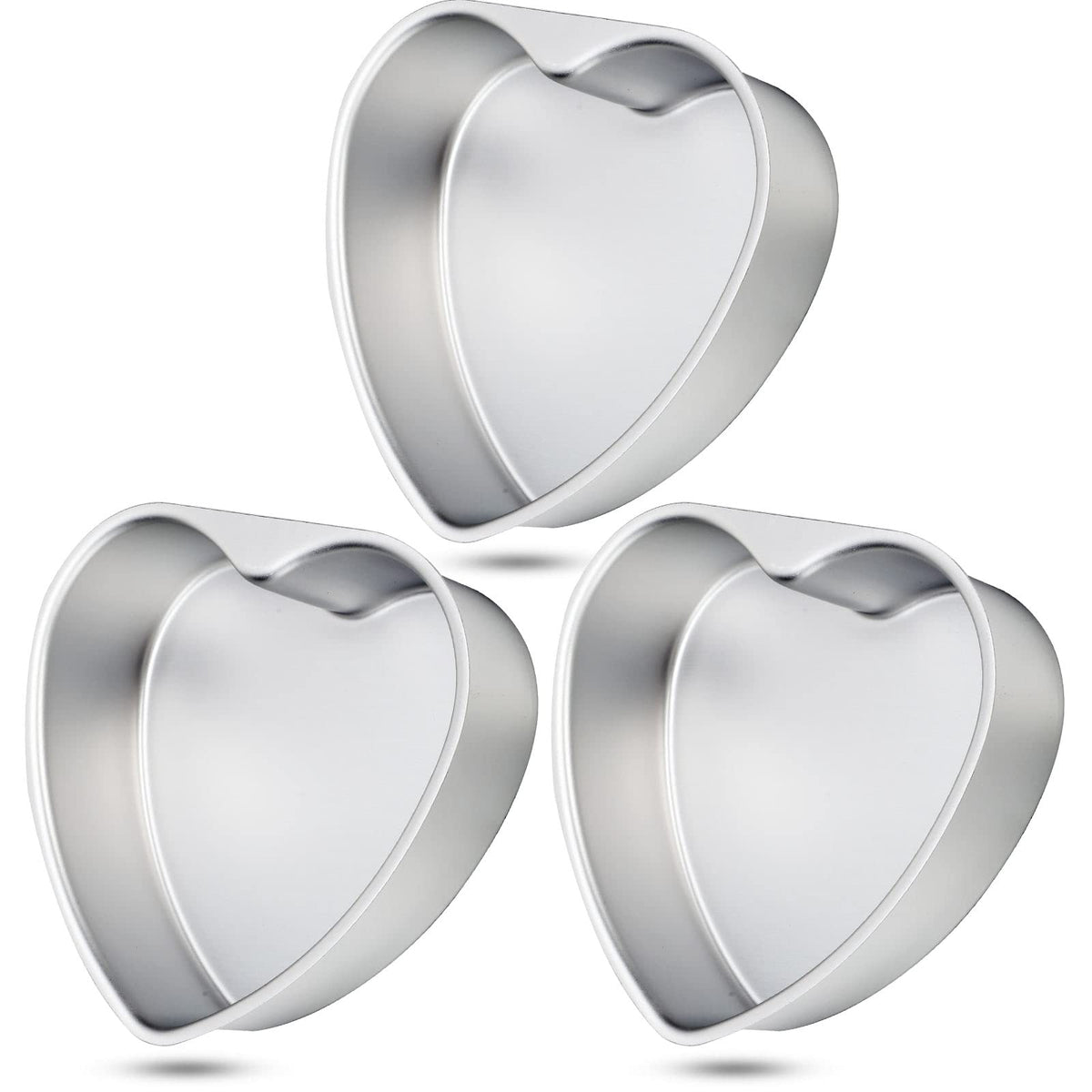 Nuogo conjunto de moldes corazón para hornear, 8 pulgadas, ideal para celebración