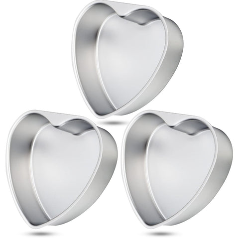 Nuogo conjunto de moldes corazón para hornear, 8 pulgadas, ideal para celebración