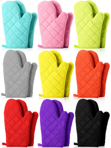 Manoplas para horno Nuogo coloridas en set completo para cocinar con seguridad.