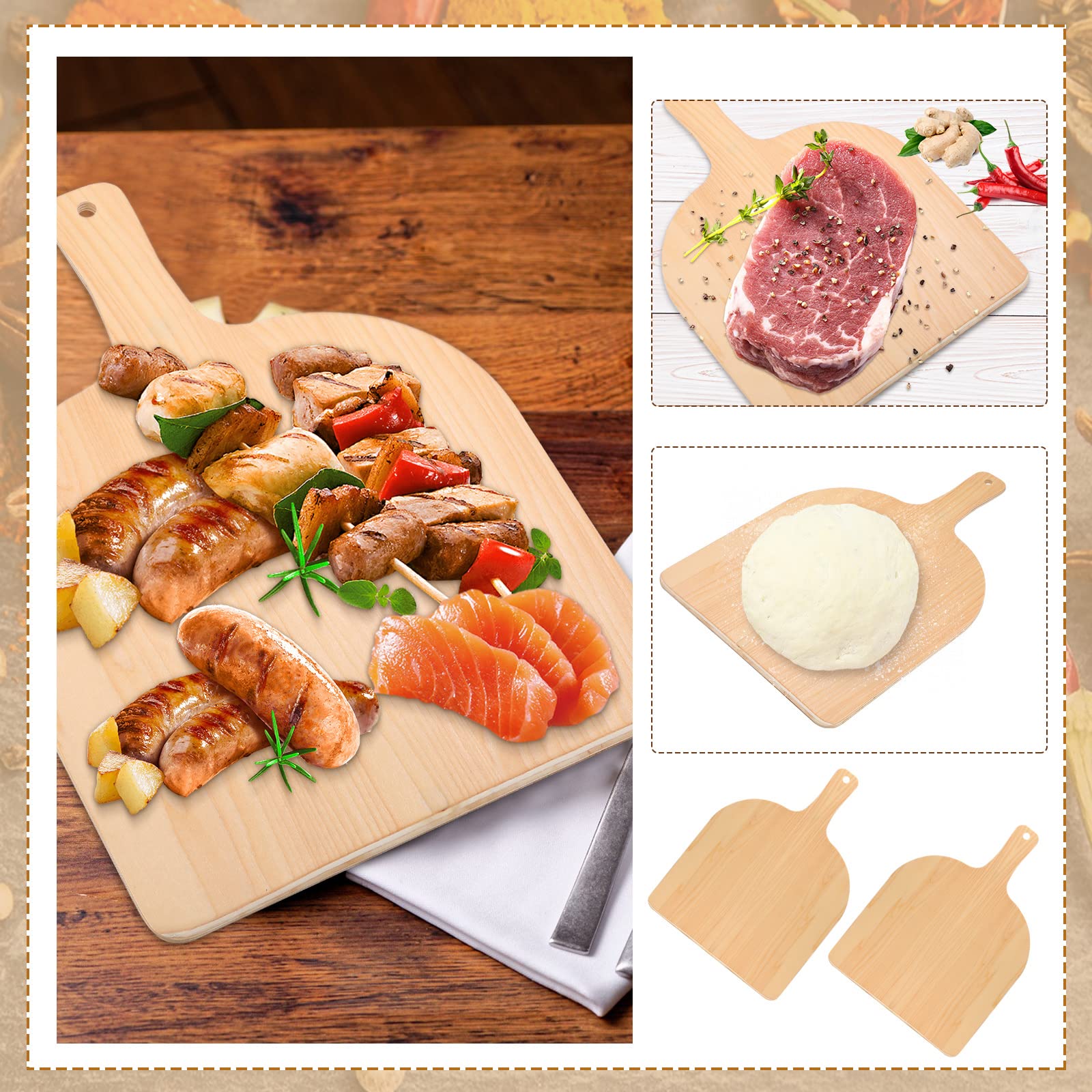 Pala de pizza Nuogo, uso multifuncional para servir y cortar alimentos.