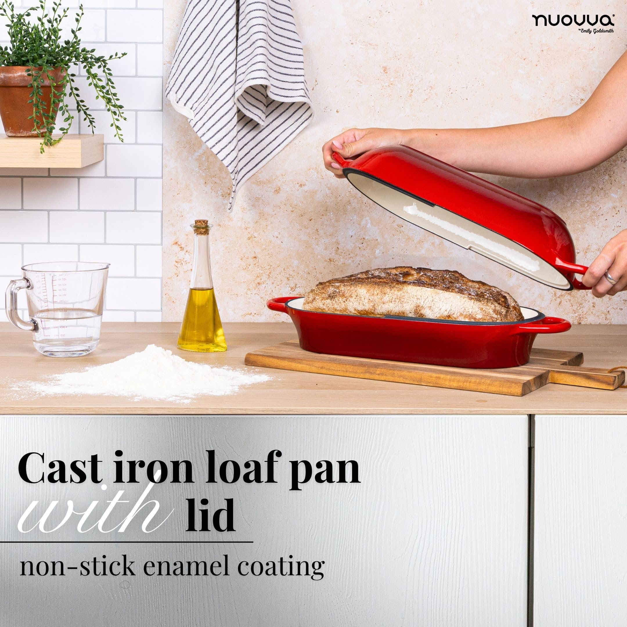 Nuovva compatible con gas, eléctrico, cerámica e inducción para cocinas diversas.