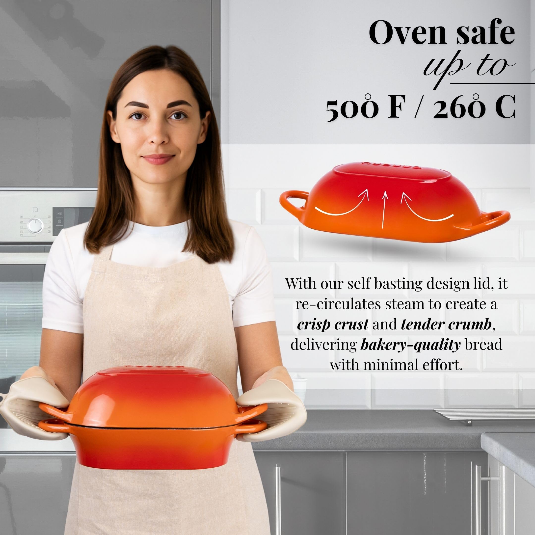 Nuovva mangos ergonómicos, bordes cómodos para manejo seguro.