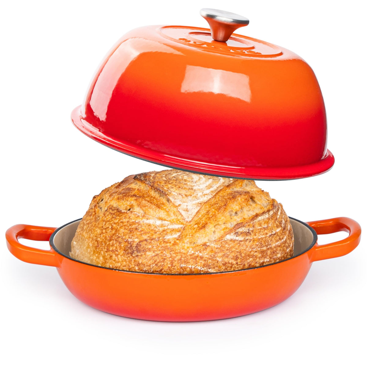 Olla Nuovva para pan de masa madre, vista completa, horneado uniforme