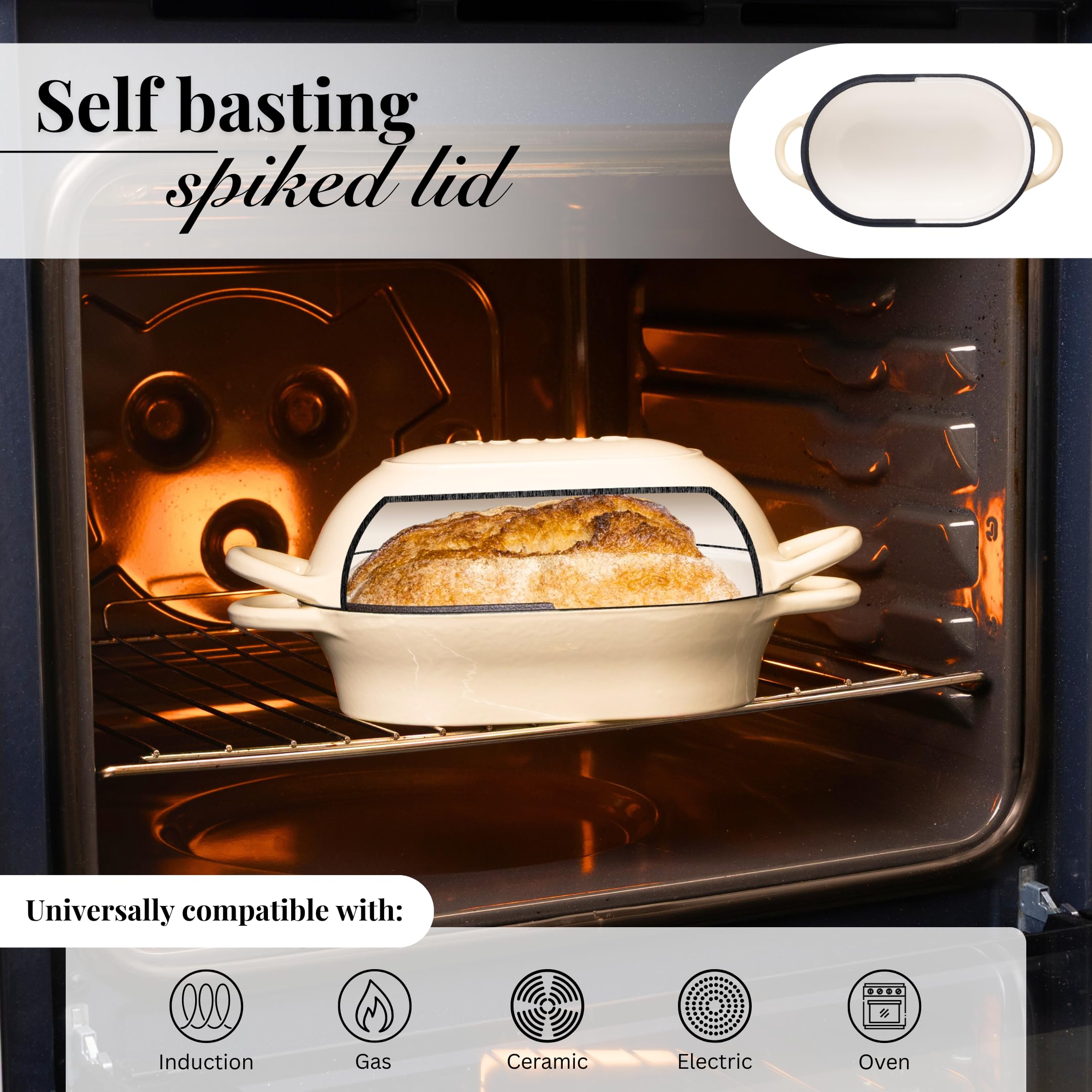 Nuovva tapa con autobasteo para conservar humedad en pan horneado