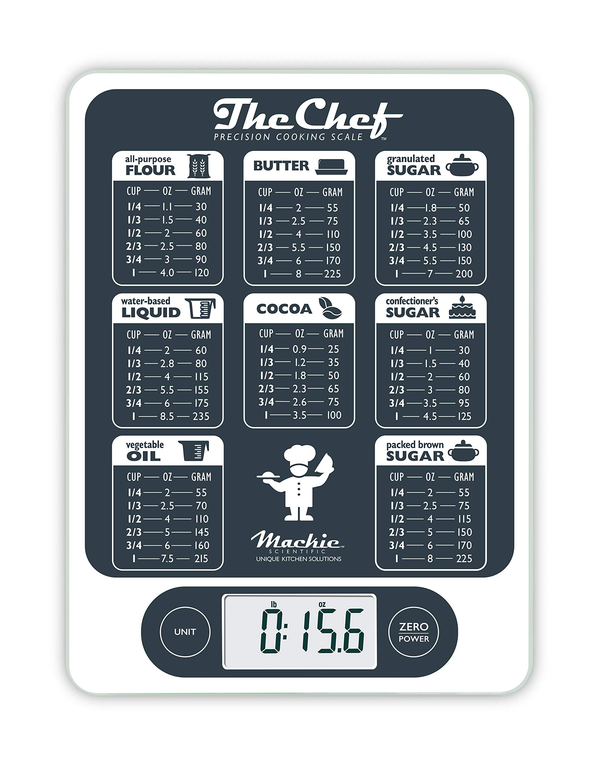 NutraTrack escala de cocina con superficie de vidrio, útil para precisión en recetas.