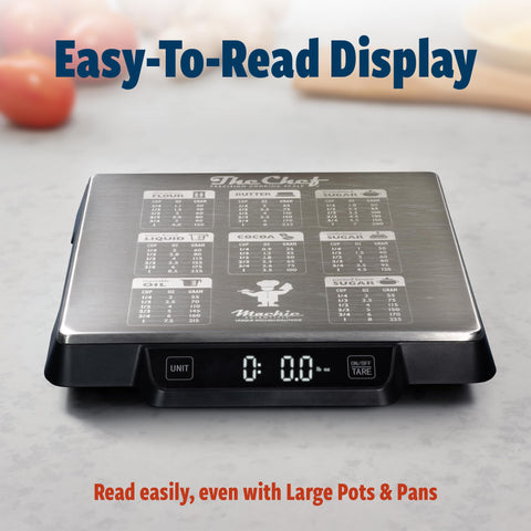 Nutra Track pesa-cocina-digital-33lb uso prolongado, precisión estable para cocción diaria