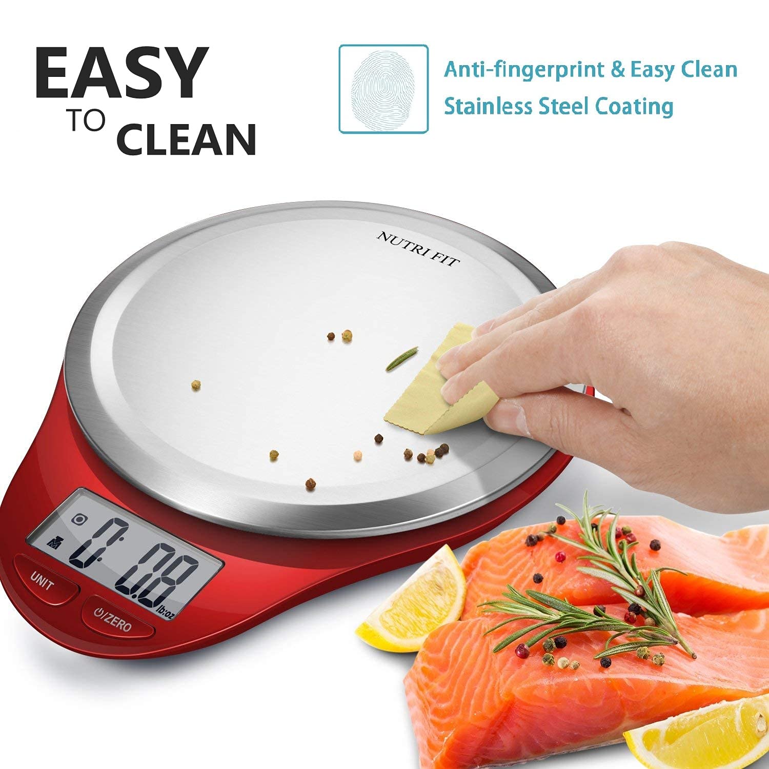 NUTRI FIT capacidad 5 kg para hornear y cocinar con precisión.