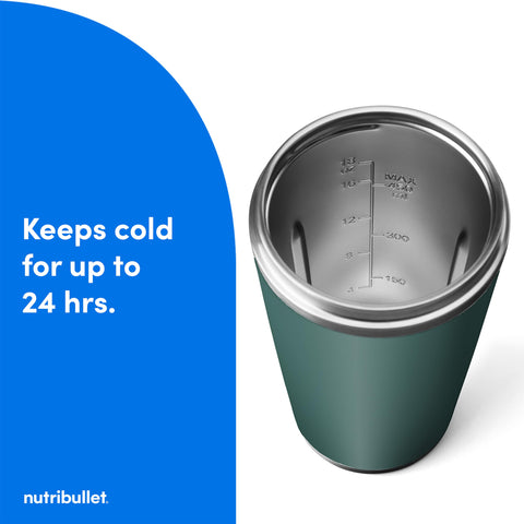 nutribullet Flip carga USB-C para múltiples ciclos de mezcla.
