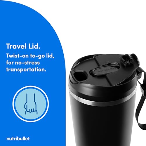 NutriBullet Flip: vaso mantiene la mezcla fría hasta 24 horas.