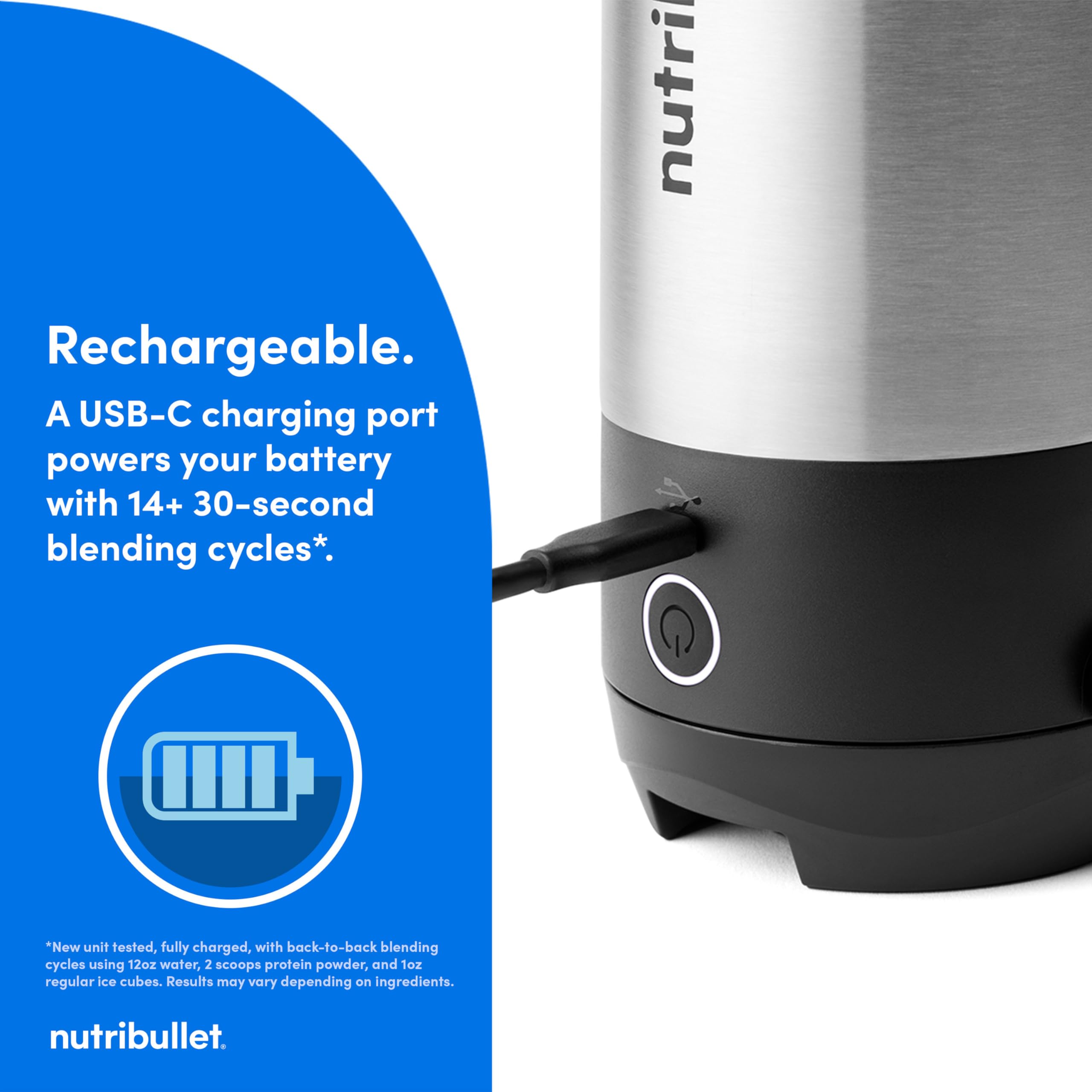 NutriBullet Flip limpieza rápida con un ciclo.