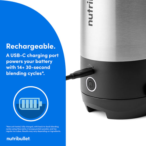 NutriBullet Flip limpieza rápida con un ciclo.