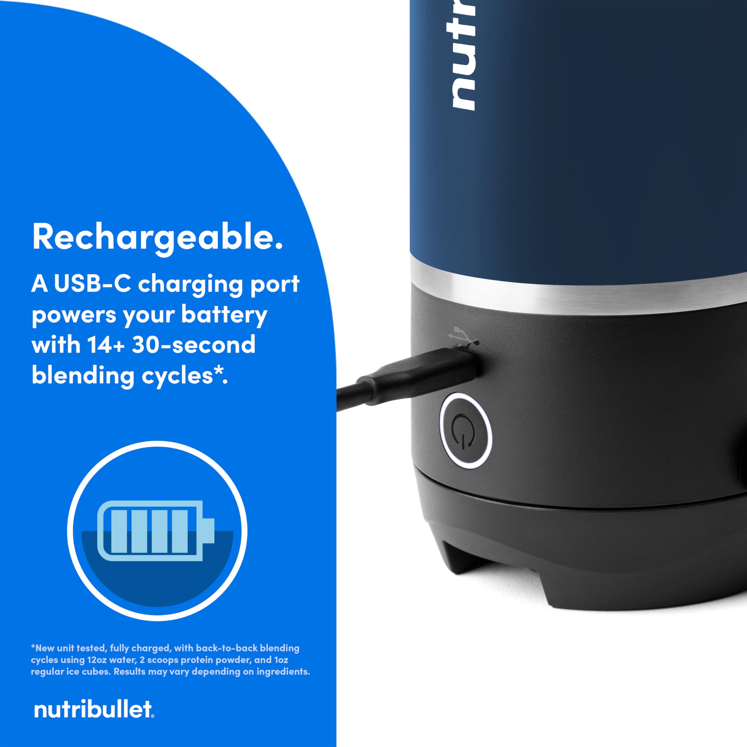 NutriBullet Flip: uso en exterior para batidos al aire libre.