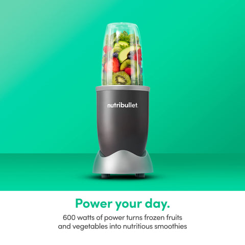 NutriBullet NBR-0601WM, vaso de 24 oz, preparación rápida de smoothies
