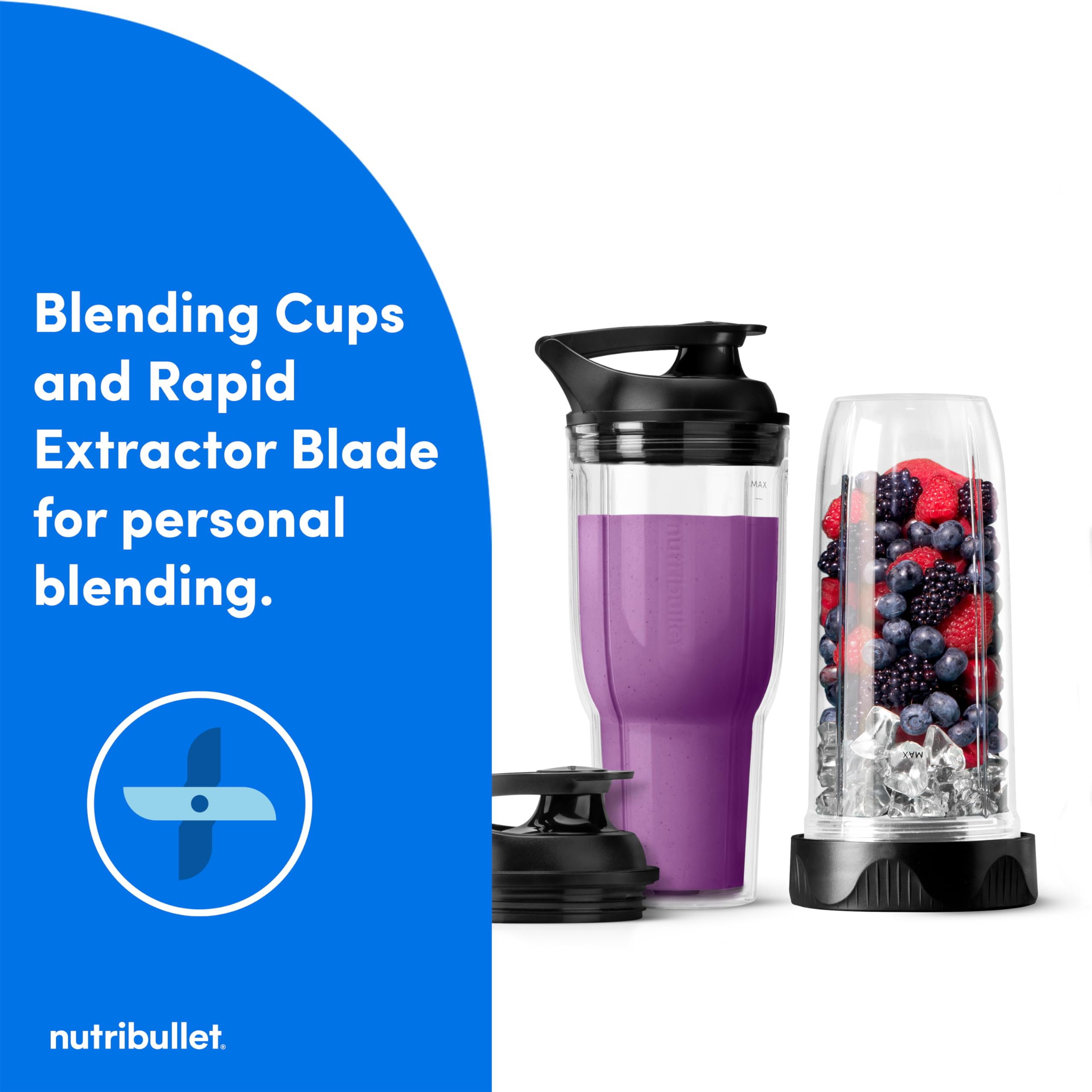 NutriBullet Ultra Plus+ cuchilla para picar con resultados rápidos.
