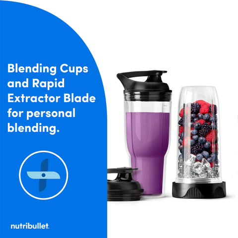 NutriBullet Ultra Plus+ cuchilla para picar con resultados rápidos.