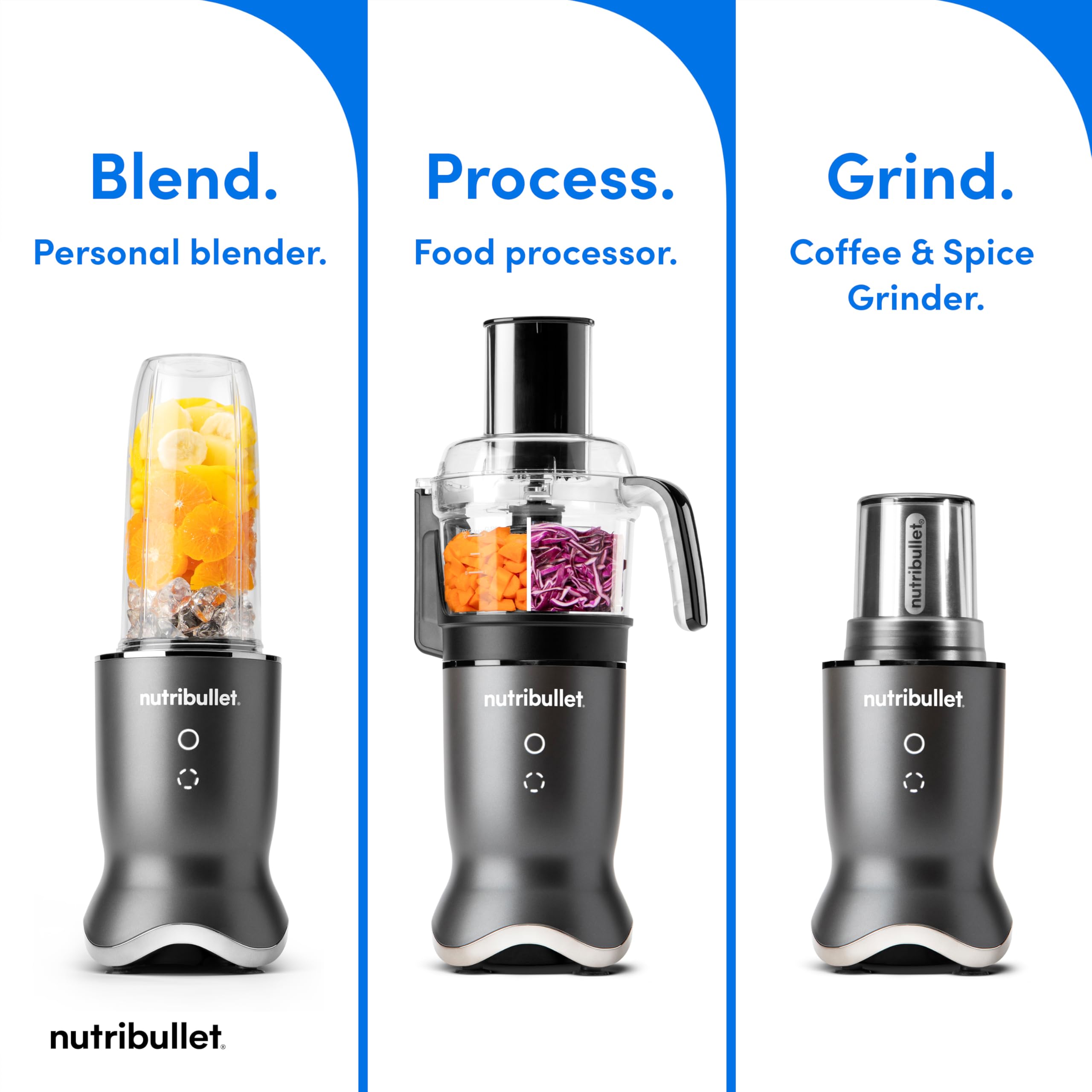 NutriBullet Ultra Plus: extractor rápido listo para batidos cremosos.