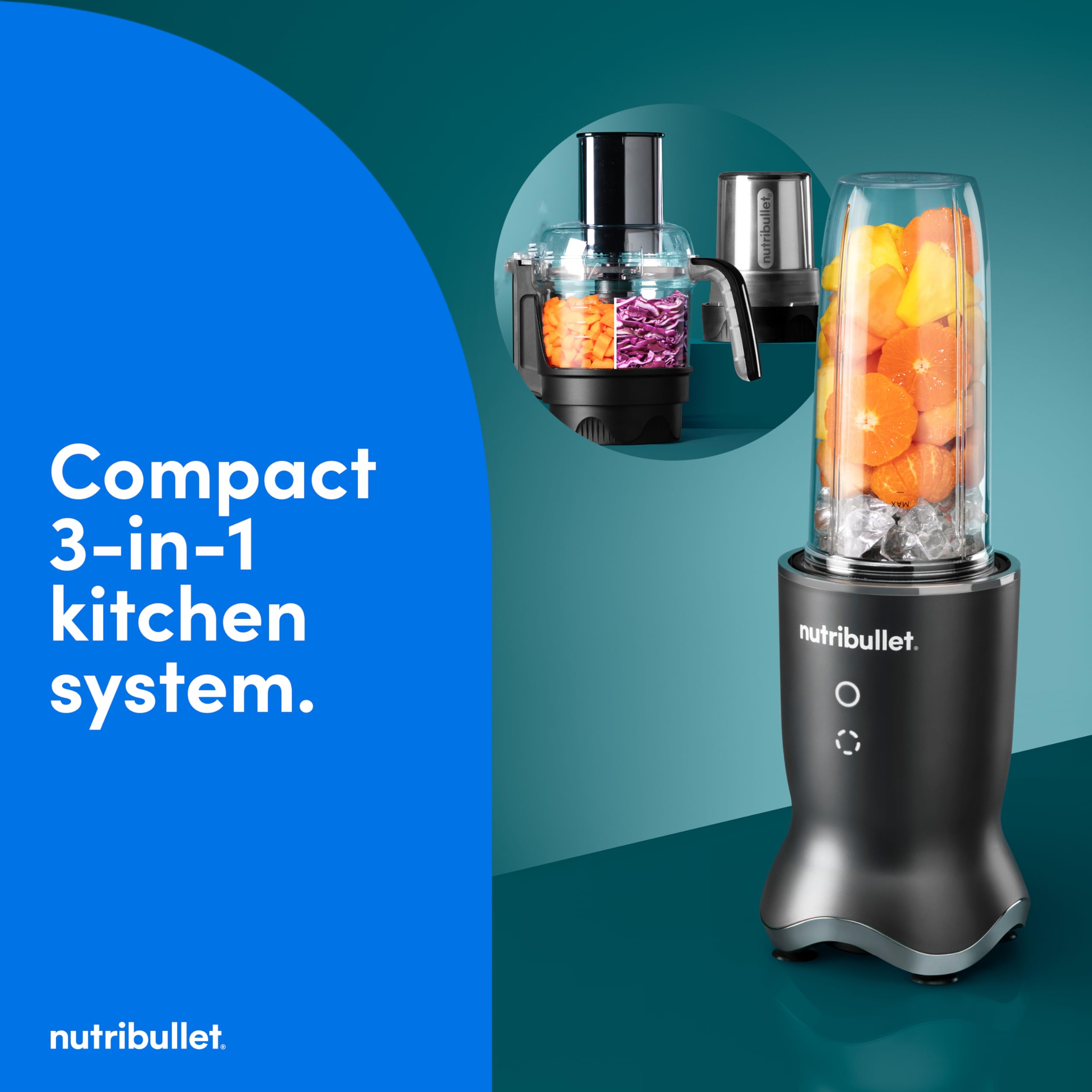 NutriBullet Ultra Plus: vaso de mezcla de 32oz para bebidas suaves.