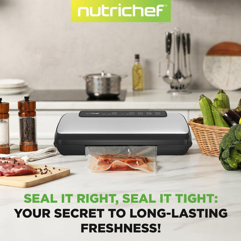 Dimensiones compactas de NutriChef para encimera ordenada