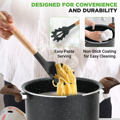 NutriChef Olla 5qt con distribución de calor uniforme
