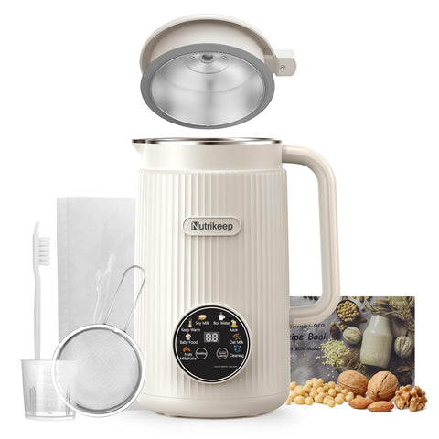 Nutrikeep Nut Milk Maker, autolimpieza: limpieza rápida con un solo toque.