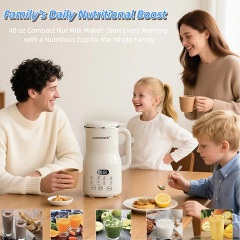 NutriMakerx licuadora 8en1 leche de coco, sabor cremoso en casa.